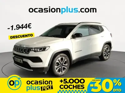 Usado Jeep Compass Limited 130 CV (95 kW) 2022 Blanco SUV