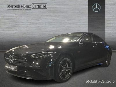 Negro obsidiana pintura metalizada Usado 2021 Mercedes CLS220 AMG line Berlina | 46.900 €