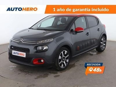 Rojo Usado 2017 Citroën C3 PureTech Berlina | 8999 € (Precio justo)