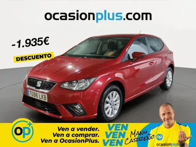 Begagnad Seat Ibiza Style Plus 95 HK (69 kW) 2020 Röd Halvkombi