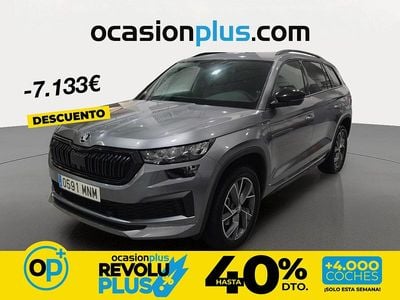 Usado Skoda Kodiaq SportLine 150 CV (110 kW) 2024 Gris SUV