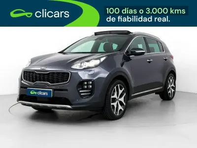 Usado Kia Sportage GT-Line 136 CV (100 kW) 2018 Gris SUV