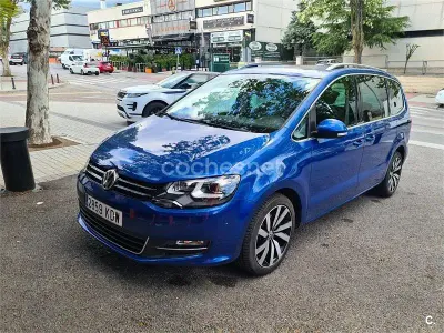 Usado VW Sharan Sportline 184 CV (135 kW) 2017 Azul Monovolumen