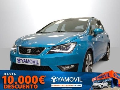 Usado Seat Ibiza FR 110 CV (80 kW) 2016 Azul Utilitario