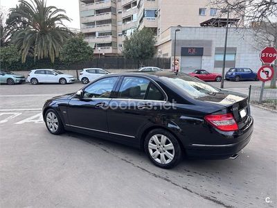 Usado Mercedes C220 Avantgarde 170 CV (125 kW) 2008 Negro Berlina