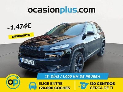 Usado Jeep Cherokee Night Eagle 200 CV (147 kW) 2017 Negro SUV