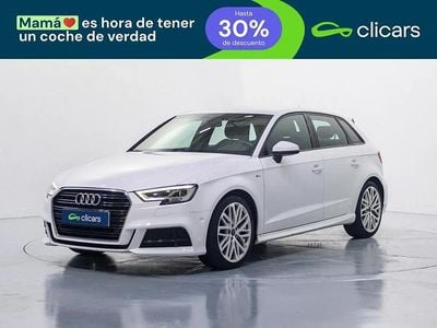 Käytetty Audi A3 S-Line 150 HP (110 kW) 2018 Valkoinen Sedan