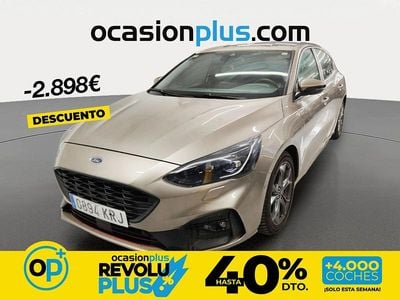Usado Ford Focus ST-Line 125 CV (91 kW) 2018 Gris / plata Berlina