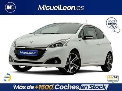 Usado Peugeot 208 GT-line 110 CV (80 kW) 2017 Blanco Utilitario