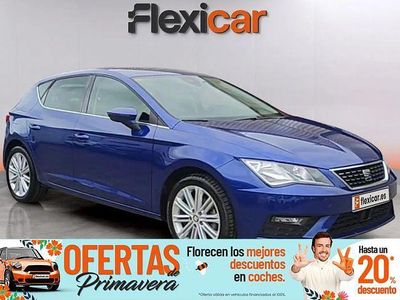 Usado Seat Leon XCELLENCE 150 CV (110 kW) 2020 Azul Berlina