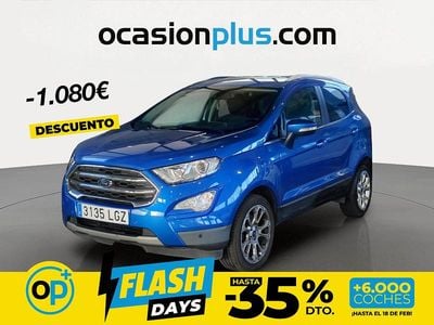 Usado Ford Ecosport Titanium 125 CV (91 kW) 2020 Azul SUV