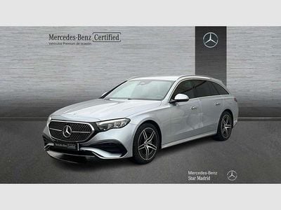 Usado Mercedes E300 313 CV (230 kW) 2025 Plateado Familiar