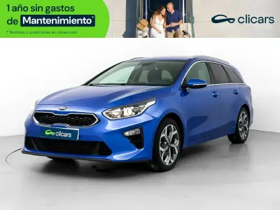 Usado Kia Ceed 120 CV (88 kW) 2019 Azul Utilitario