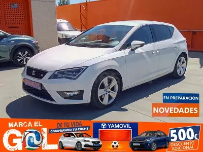 Usado Seat Leon FR 150 CV (110 kW) 2015 Blanco Berlina