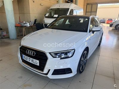 Usado Audi A3 S-Line 150 CV (110 kW) 2018 Blanco Berlina