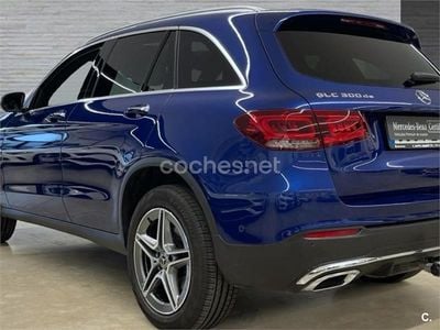 Usado Mercedes GLC300e 306 CV (225 kW) 2021 Azul SUV