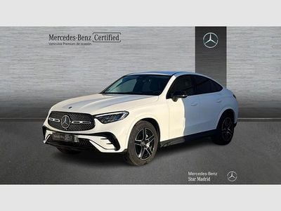 Usado Mercedes GLC220 AMG line 197 CV (144 kW) 2025 Blanco polar  pintura unicolor Coupe