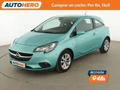Usado Opel Corsa Selective 90 CV (66 kW) 2016 Verde Utilitario