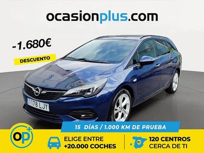 Usado Opel Astra GS Line 130 CV (95 kW) 2020 Azul Familiar
