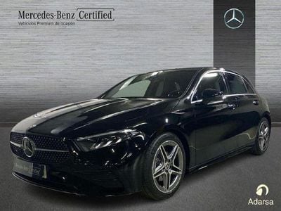 Usado Mercedes A180 AMG line 136 CV (100 kW) 2024 Negro noche Berlina