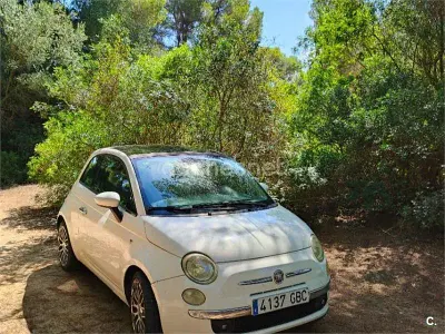 Occasion Fiat 500 Lounge 75 PK (55 kW) 2008 Wit Sedan