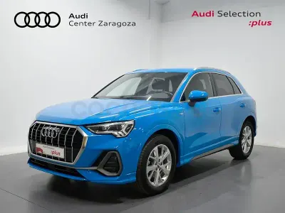 Usado Audi Q3 S-Line 150 CV (110 kW) 2020 Azul SUV