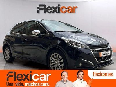 Usado Peugeot 208 Allure 110 CV (80 kW) 2017 Azul Utilitario