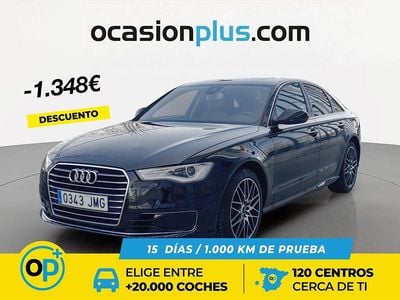 Usado Audi A6 Advanced 150 CV (110 kW) 2016 Negro Berlina