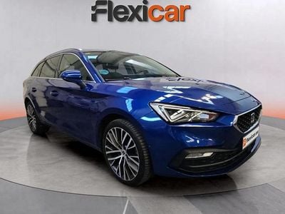 Usado Seat Leon XCELLENCE 150 CV (110 kW) 2020 Azul Familiar