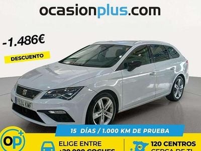 Usado Seat Leon ST FR 150 CV (110 kW) 2018 Blanco Familiar