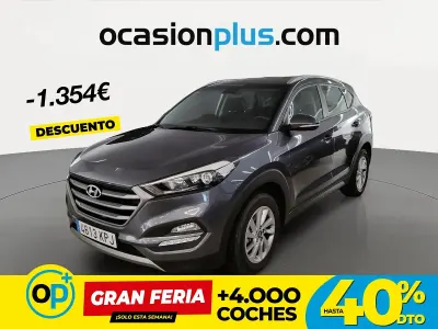 Usado Hyundai Tucson 131 CV (96 kW) 2018 Gris SUV