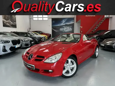 Usado Mercedes SLK200 163 CV (119 kW) 2006 Rojo Descapotable