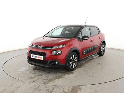 Usado Citroën C3 PureTech 82 CV (60 kW) 2018 Rojo Utilitario