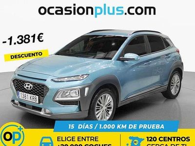 Usado Hyundai Kona 120 CV (88 kW) 2018 Azul SUV