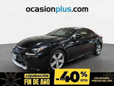 Negro Usado 2016 Lexus RC300h Executive Line Coupe | 21.936 € (Precio justo)