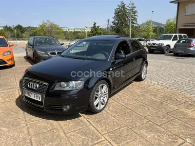 Usado Audi A3 Attraction 150 CV (110 kW) 2006 Negro Utilitario