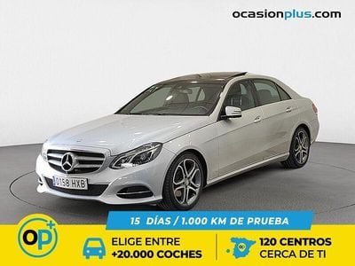 Usado Mercedes E300 Avantgarde 231 CV (169 kW) 2014 Gris plata Berlina