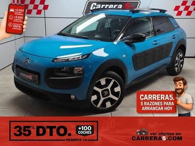 Usado Citroën C4 Cactus PureTech 110 CV (80 kW) 2017 Azul Utilitario