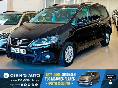 Usado Seat Alhambra Style 150 CV (110 kW) 2019 Negro Monovolumen