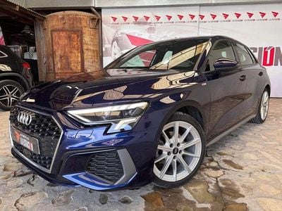Usado Audi A3 Sportback S-Line 116 CV (85 kW) 2022 Azul Utilitario
