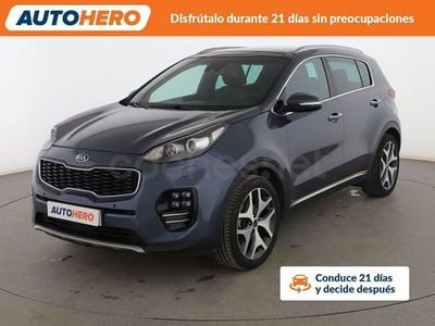 Azul Usado 2017 Kia Sportage GT-Line SUV | 15.299 € (Precio justo)