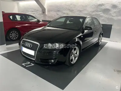 Usado Audi A3 Ambition 160 CV (117 kW) 2007 Negro Utilitario