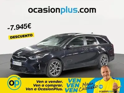 Usado Kia Ceed Sportswagon GT-Line 120 CV (88 kW) 2019 Negro Familiar