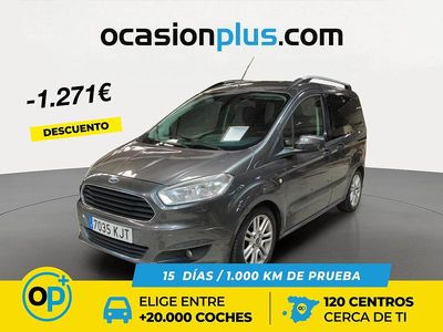 Usado Ford Tourneo Courier Titanium 95 CV (69 kW) 2018 Gris Monovolumen