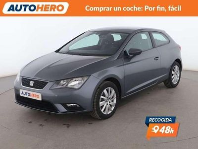 Usado Seat Leon Reference 106 CV (77 kW) 2014 Gris Berlina