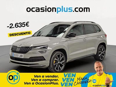 Usado Skoda Karoq SportLine 150 CV (110 kW) 2021 Gris SUV