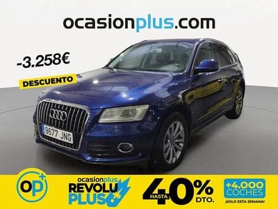 Usado Audi Q5 Advanced 150 CV (110 kW) 2016 Azul SUV