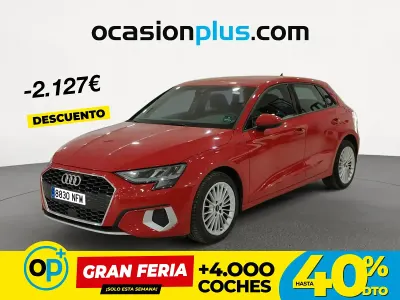 Usado Audi A3 Advanced Plus 110 CV (80 kW) 2023 Rojo Berlina