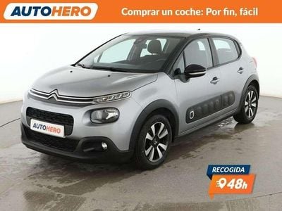 Usado Citroën C3 Feel 82 CV (60 kW) 2020 Gris Utilitario