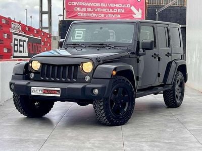 Usado Jeep Wrangler Unlimited Sahara 177 CV (130 kW) 2008 Negro SUV